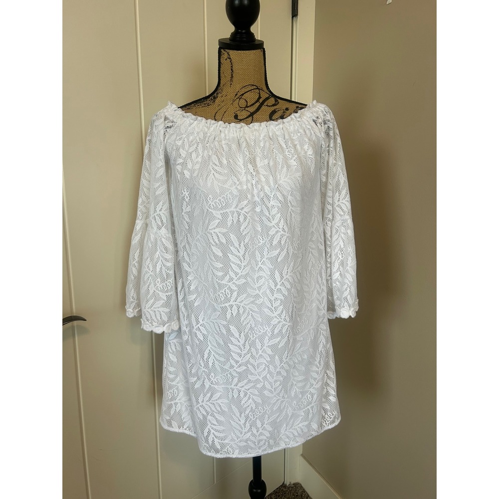 Lilly Pulitzer Nevie Resort White Cottagecore Coquette Lace Dress Size XS